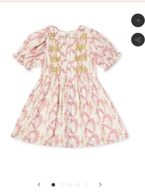 Lali Kids Ivy Dress in the Climbing Roses print, size 6